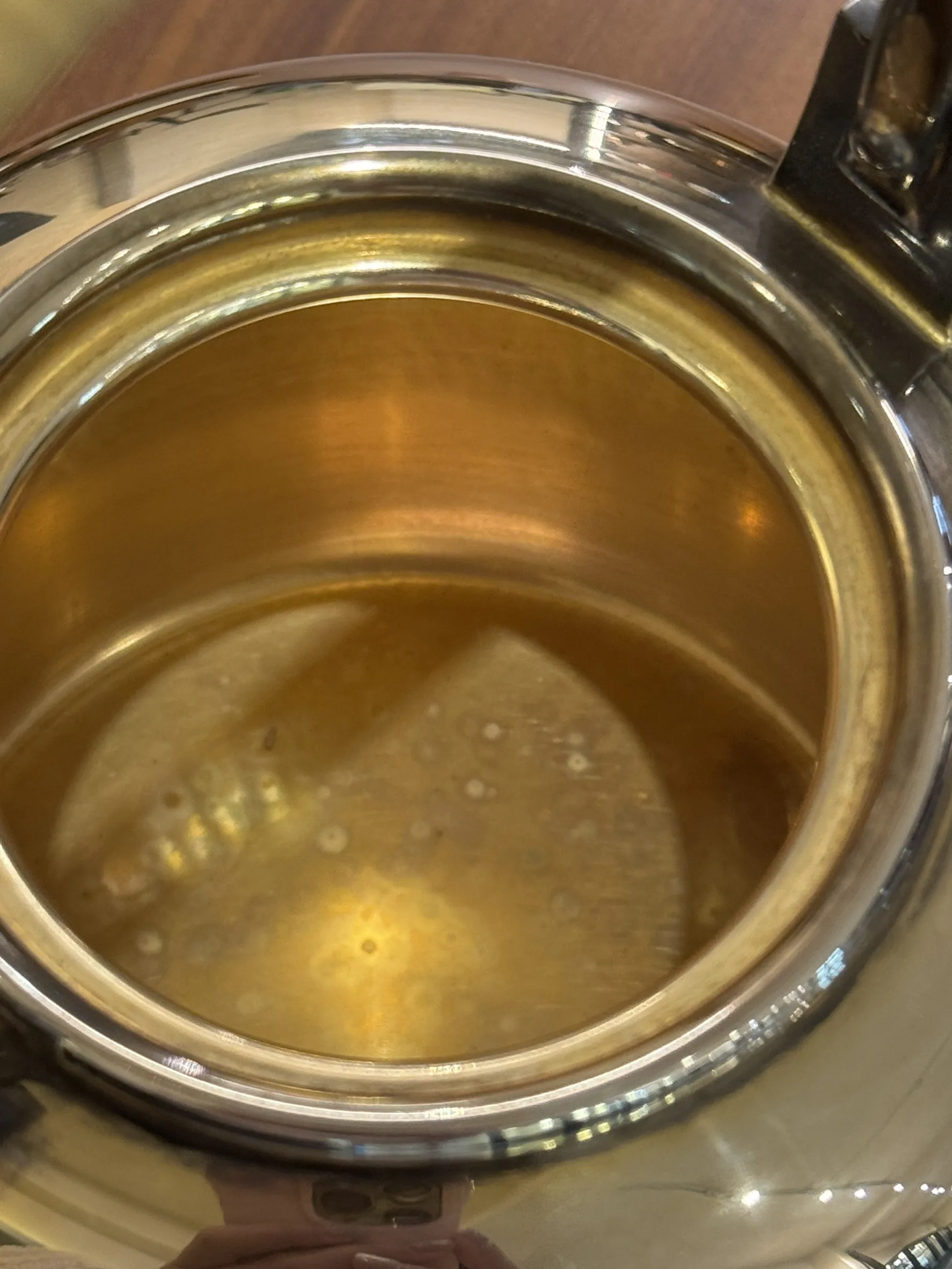 竹翁堂 玉摘鍍金純銀湯沸