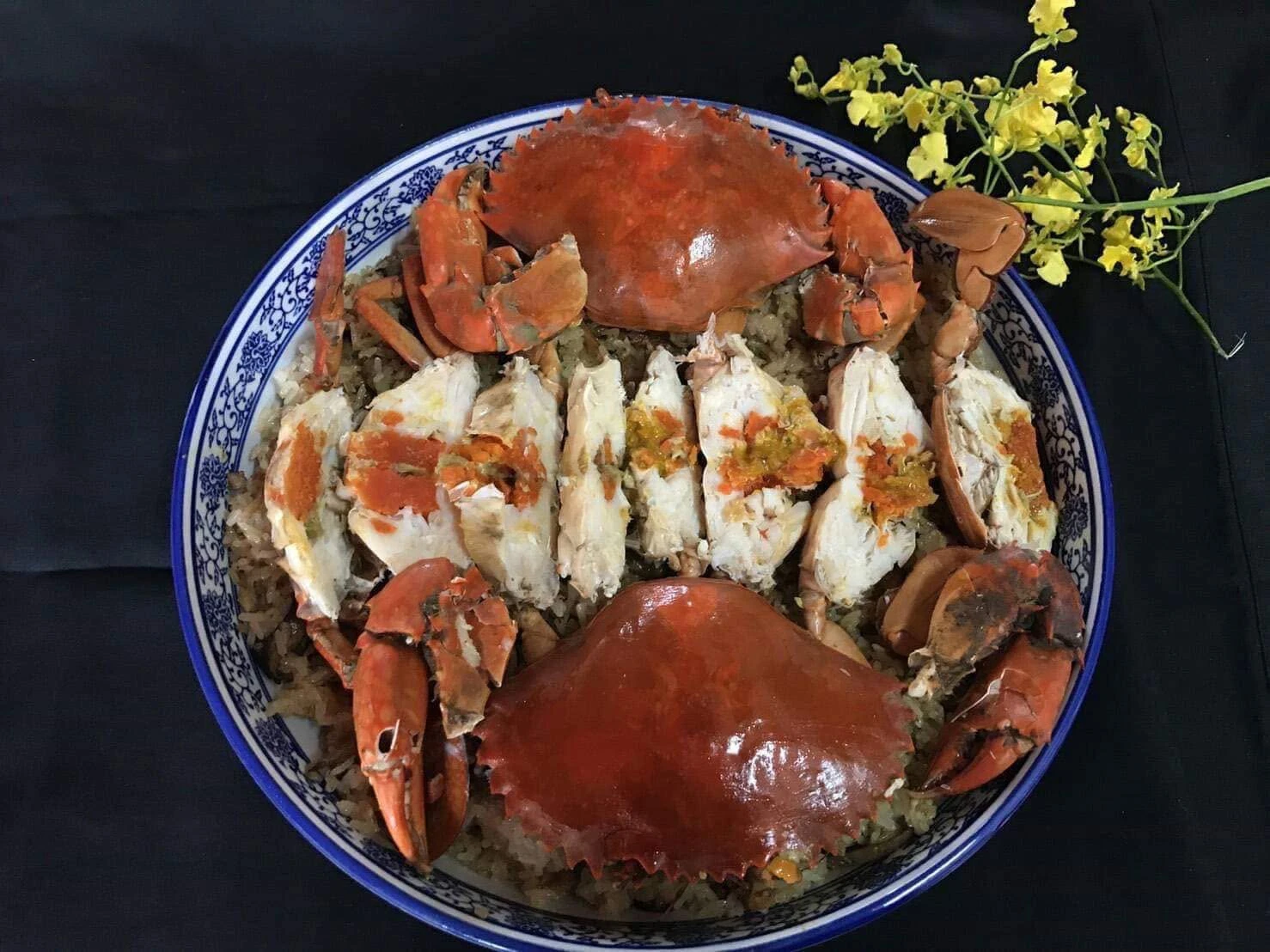 櫻花蝦紅蟳油飯