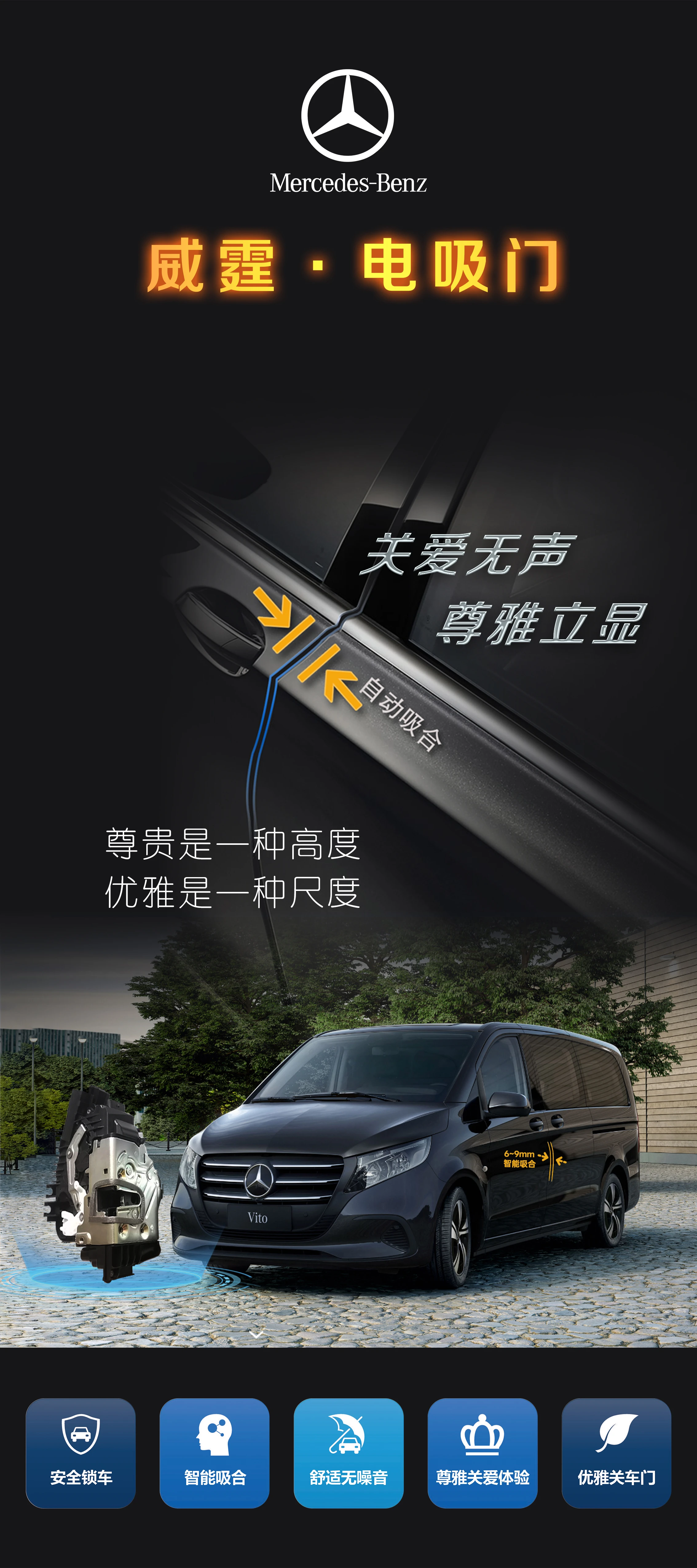 Mercedes-Benz Vito 賓士威霆·專用電吸門