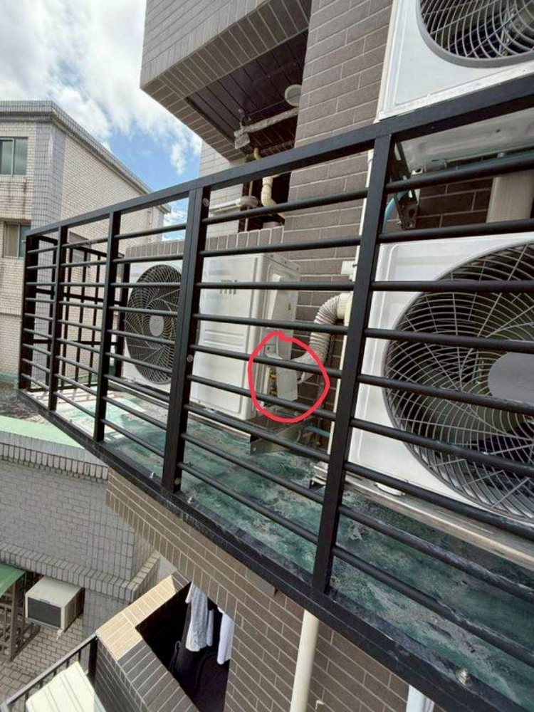 ↑客製化服務蓋以防止滴水到樓下