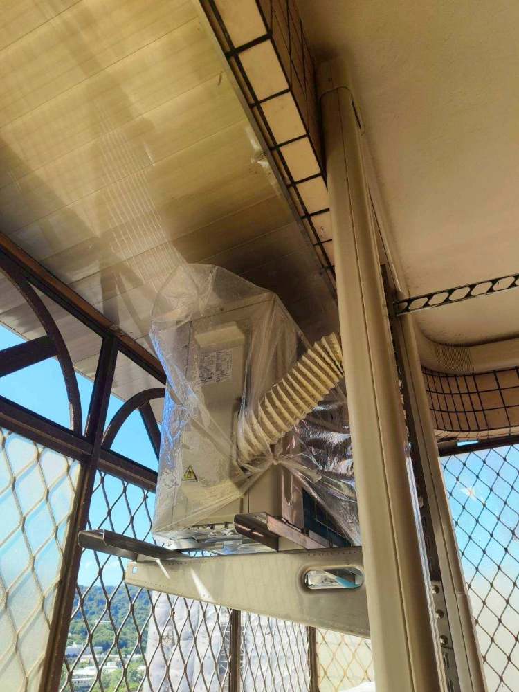 管槽配置+冷氣包覆