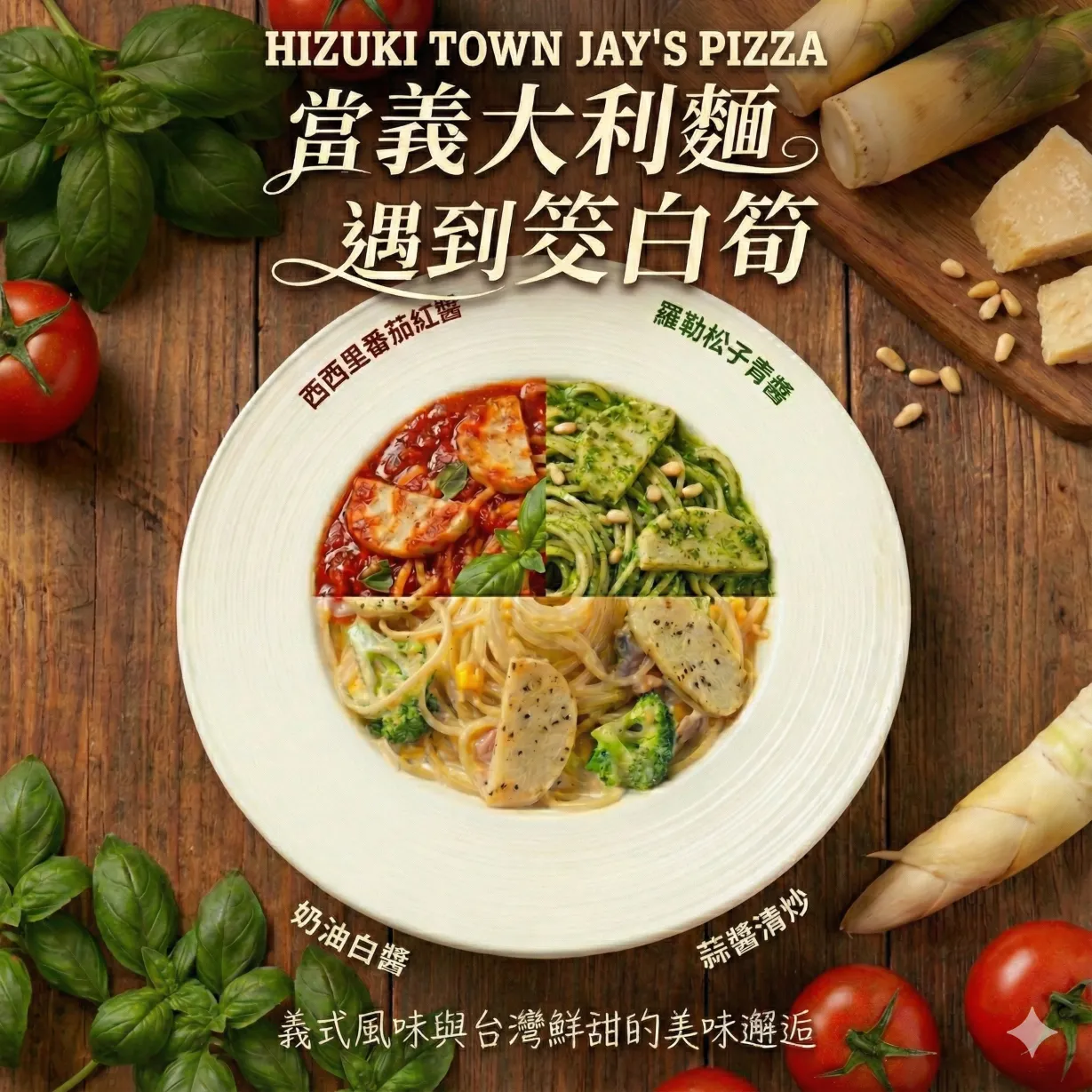 當義大利麵遇上「美人腿」！埔里日月町 Jay's Pizza 打造「最在地」的義式饗宴