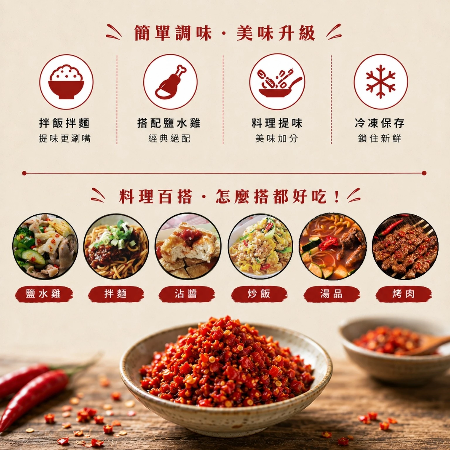 吉好吃特製辣椒 120g