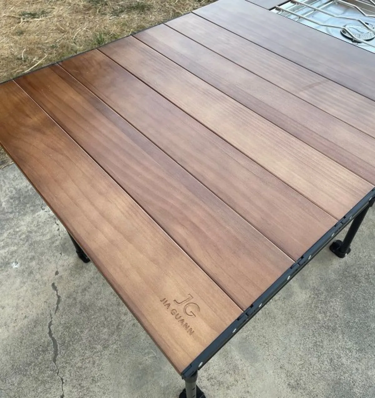 折疊木桌板(深木色)