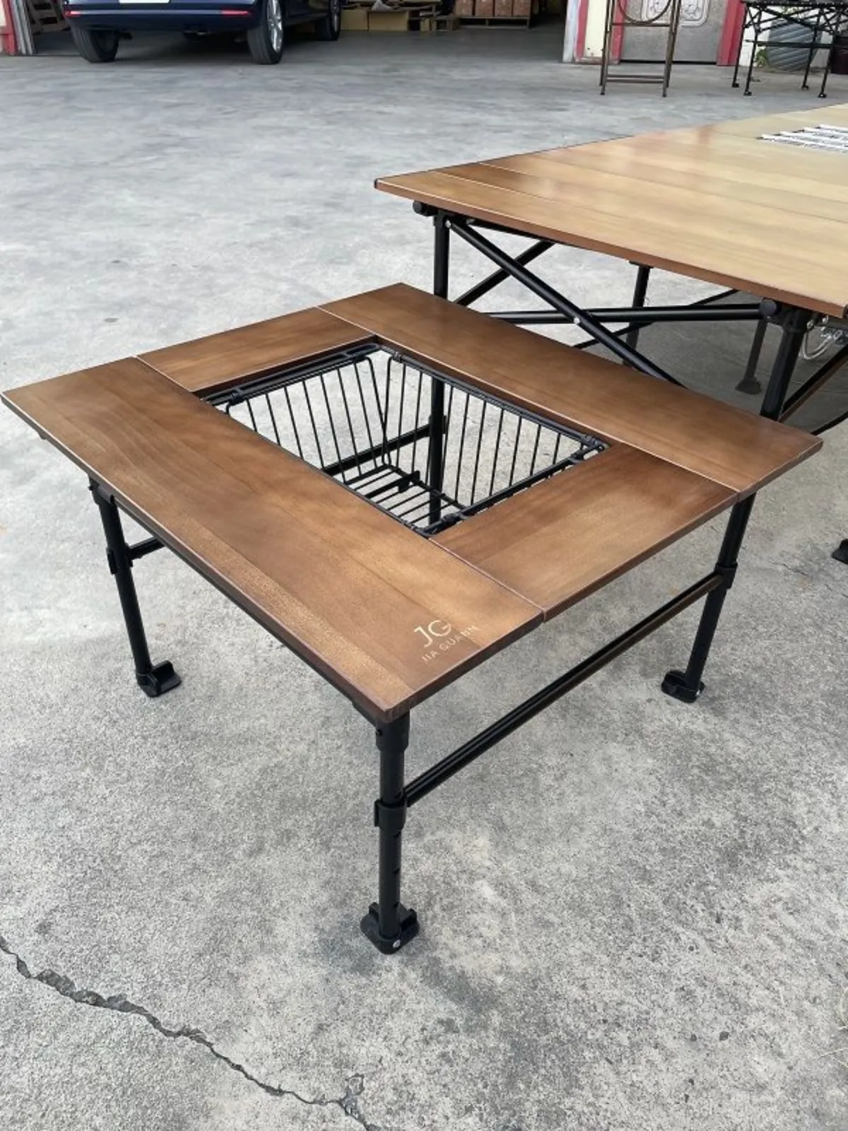 拼接木桌板(深木色)