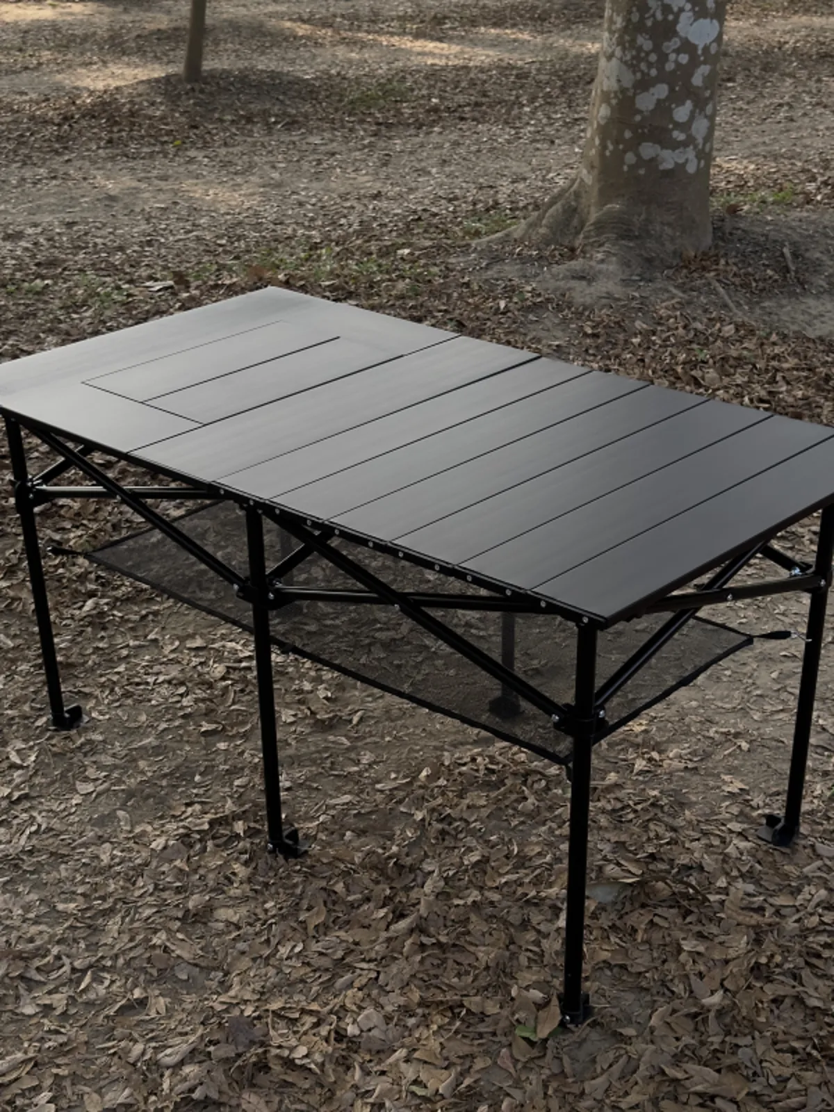 【X桌系列】 ALX1 – 鋁合金長方形款(午夜黑)