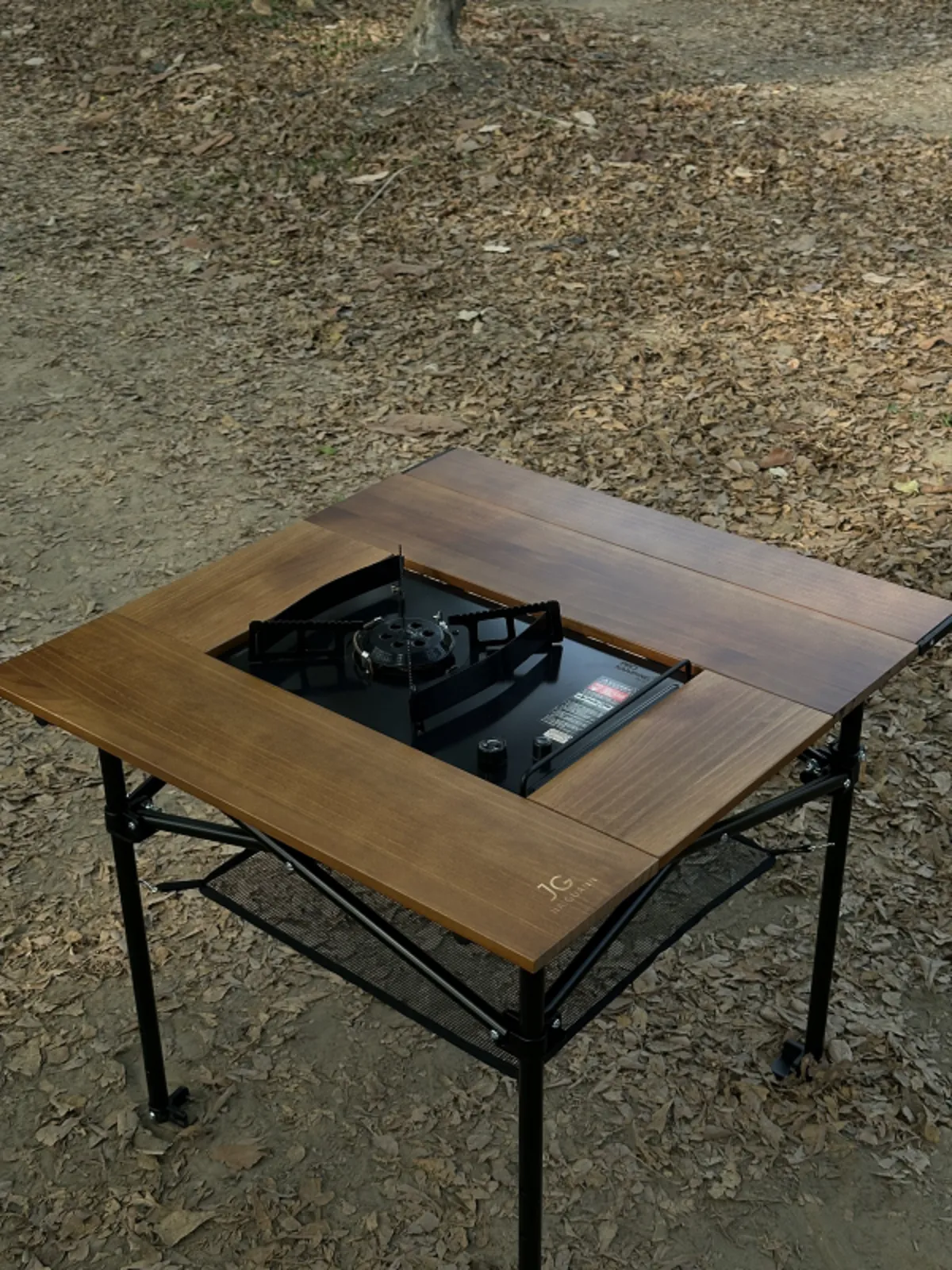 【X桌系列】 TX2 – 實木小方形款(深木色)