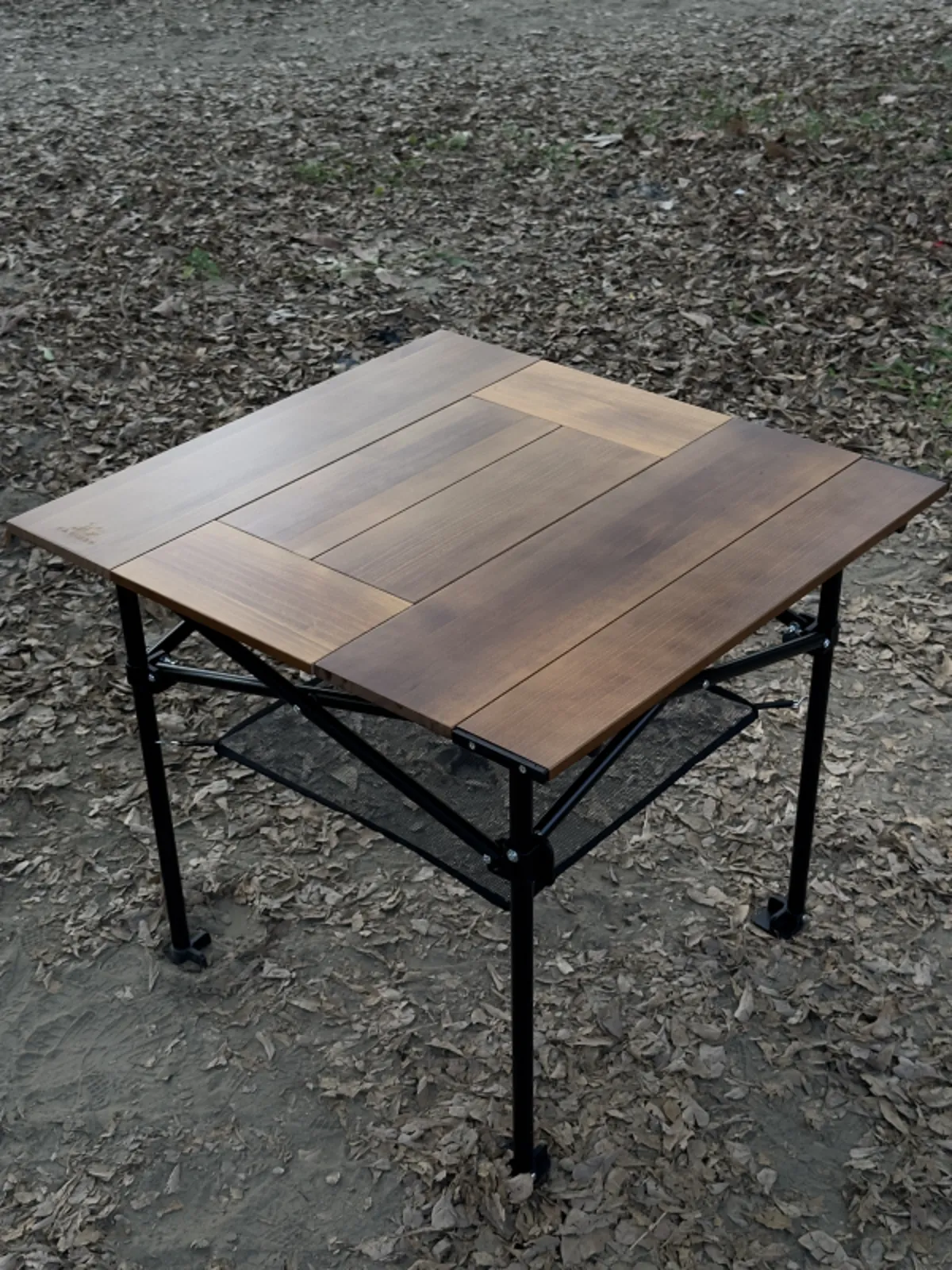 【X桌系列】 TX2 – 實木小方形款(深木色)