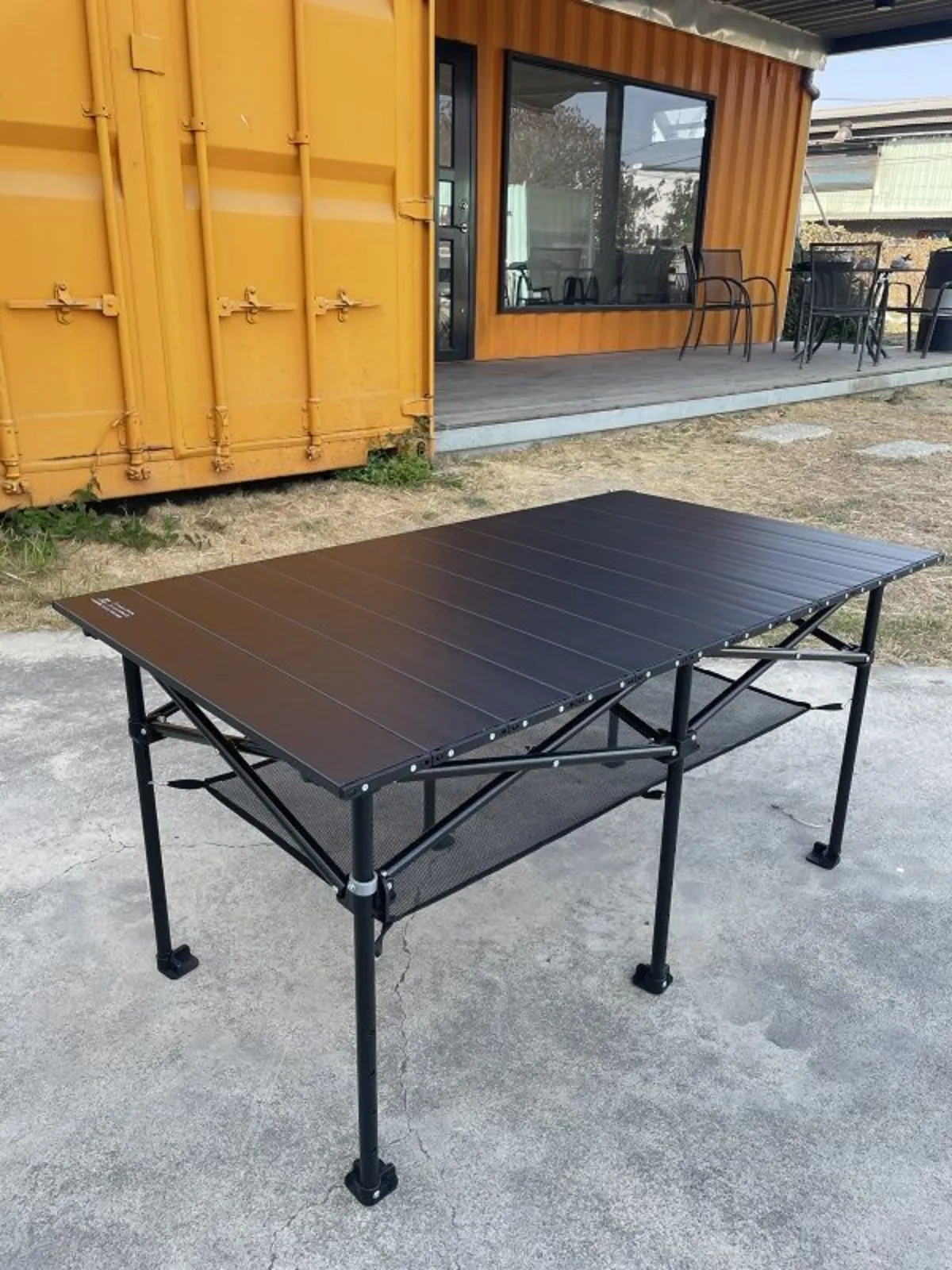 AL1鋁合金折疊收納桌(午夜黑)