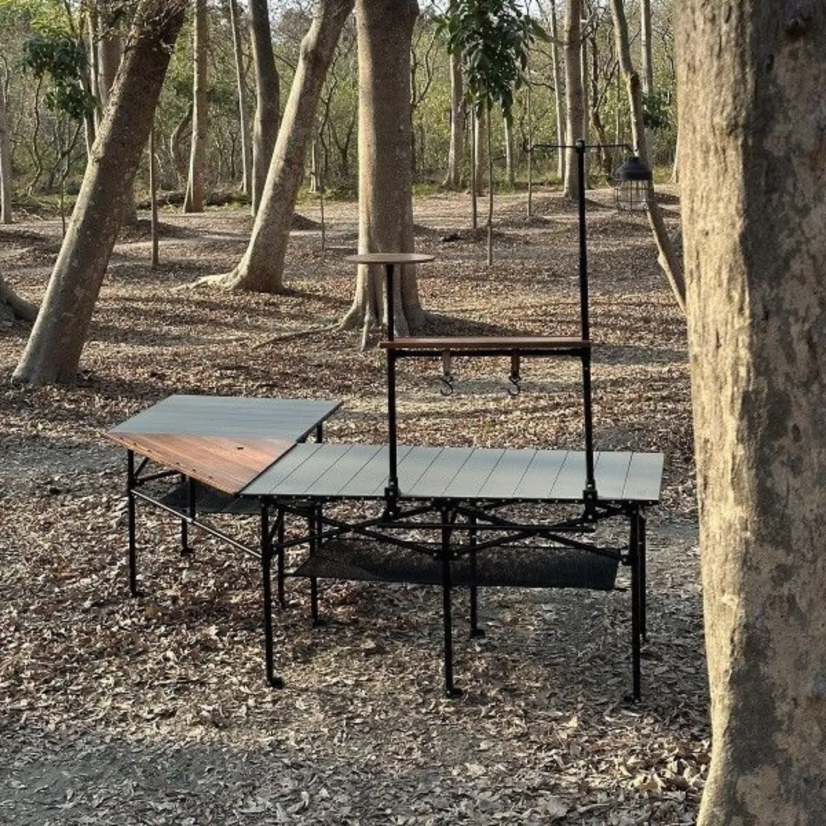 AL1鋁合金折疊收納桌(銀河鈦)