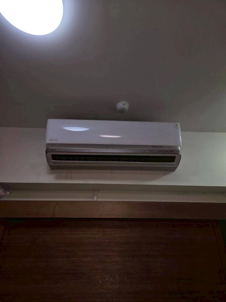 新竹 竹北 國際牌變形金剛 分離式冷氣拆風鼓清洗