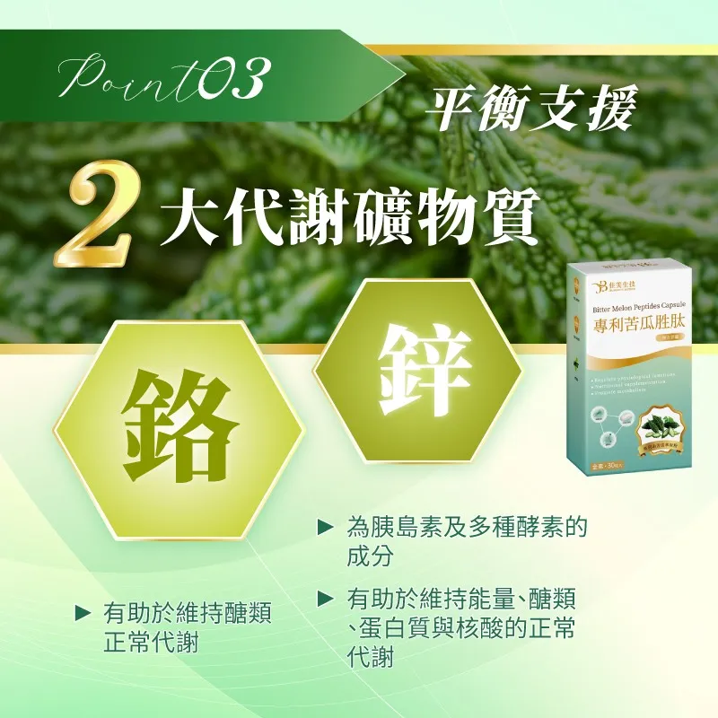 專利苦瓜胜肽(全素)/30粒/盒