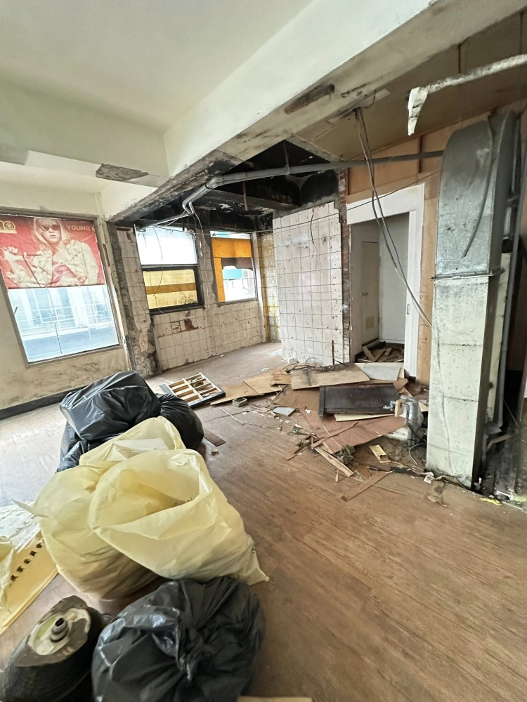 中壢1-3樓 全室垃圾清除 全室隔間拆除 打石｜全室壁紙撕除