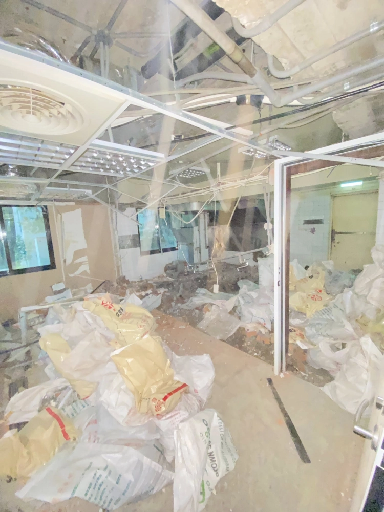 商空拆除作業