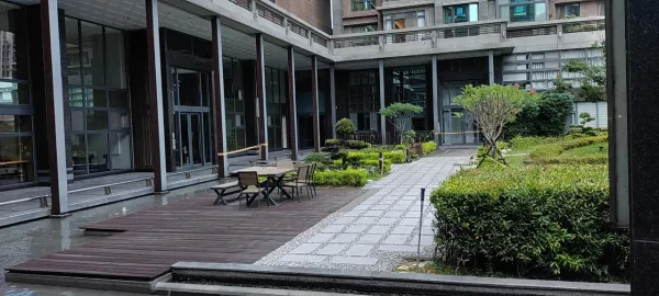 社區庭園改造石材鋪設