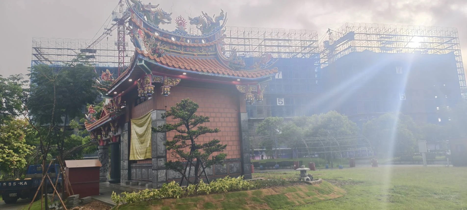 土地公廟造景