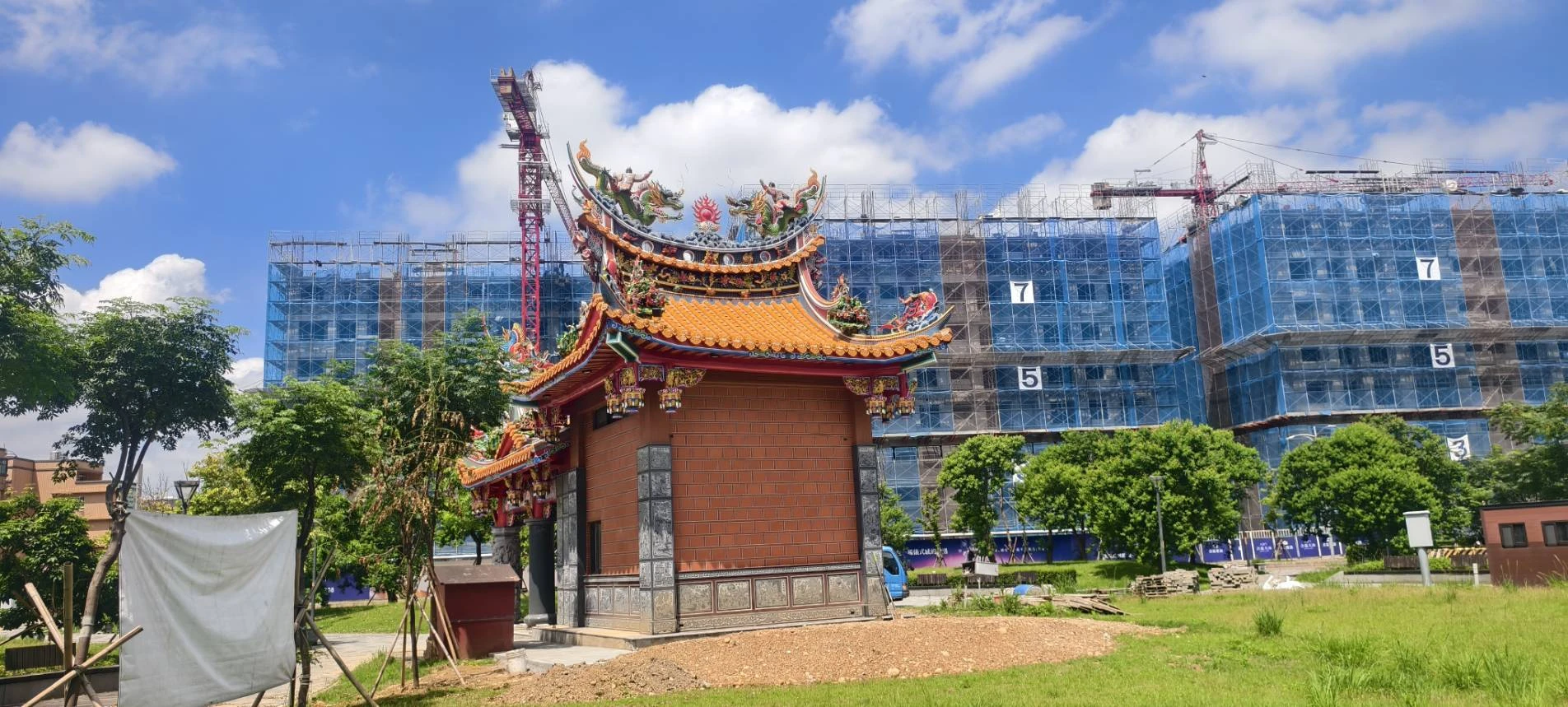土地公廟造景