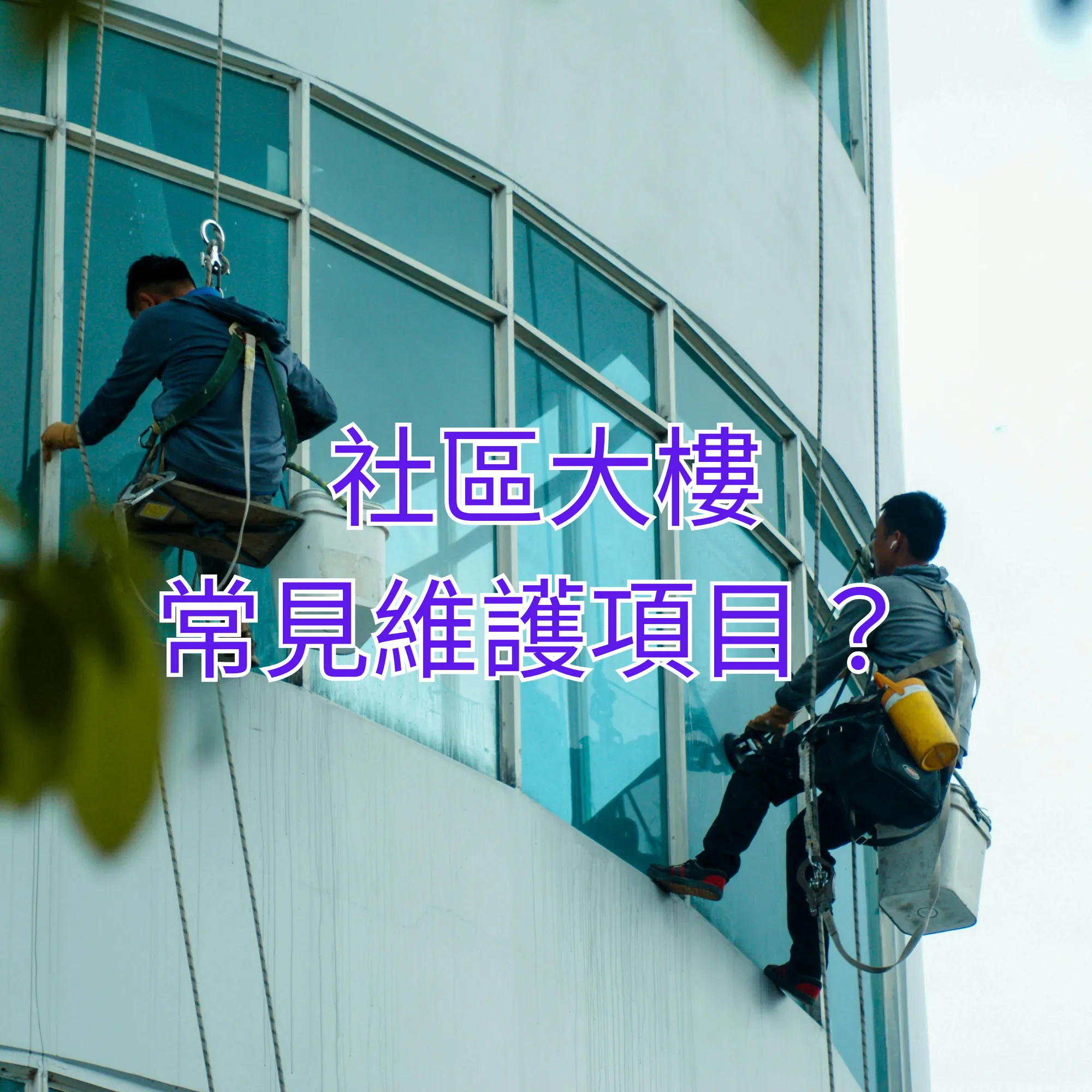 社區大樓常見維護項目有哪些？ 桃園社區大樓清潔｜八德社區大樓清潔