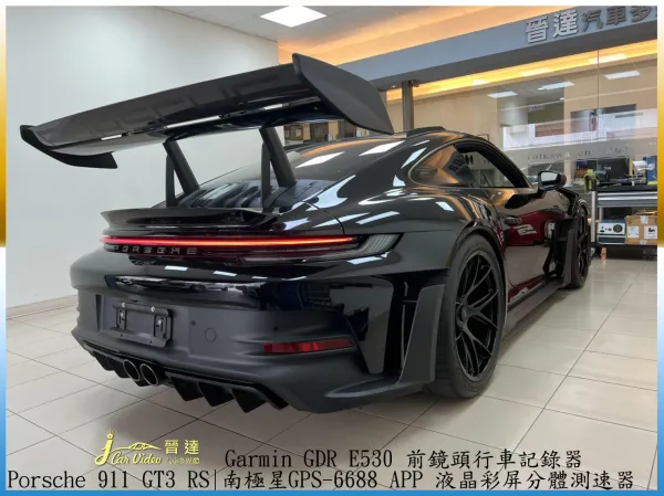 PORSCHE GT3 RS 裝6688跟嘎米行車E530 20230830