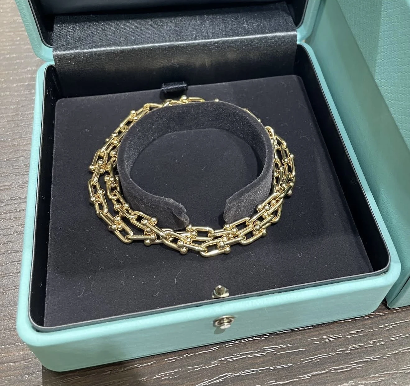 Tiffany HardWear 黃K金項鍊收購｜熱門珠寶款式也能高價回收，景福買取提供專業鑑定