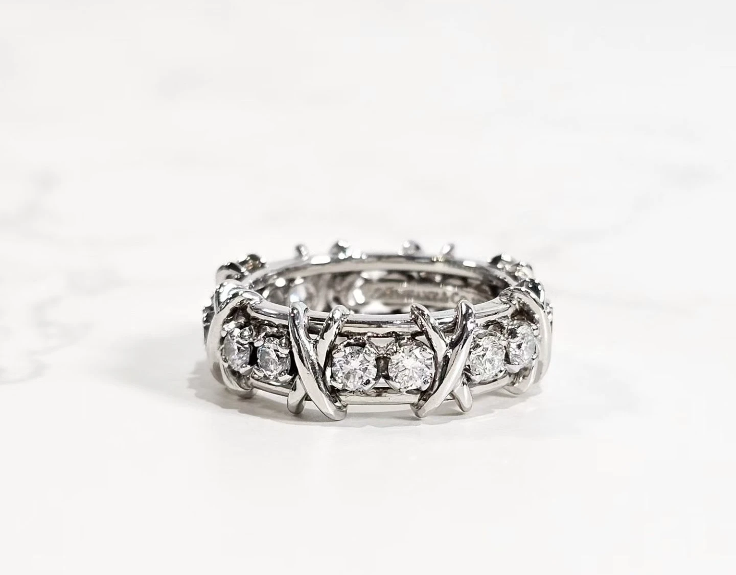 Tiffany & Co. 十六石鑽戒收購｜經典 Schlumberger 設計值得收藏嗎？景福買取專業鑑定