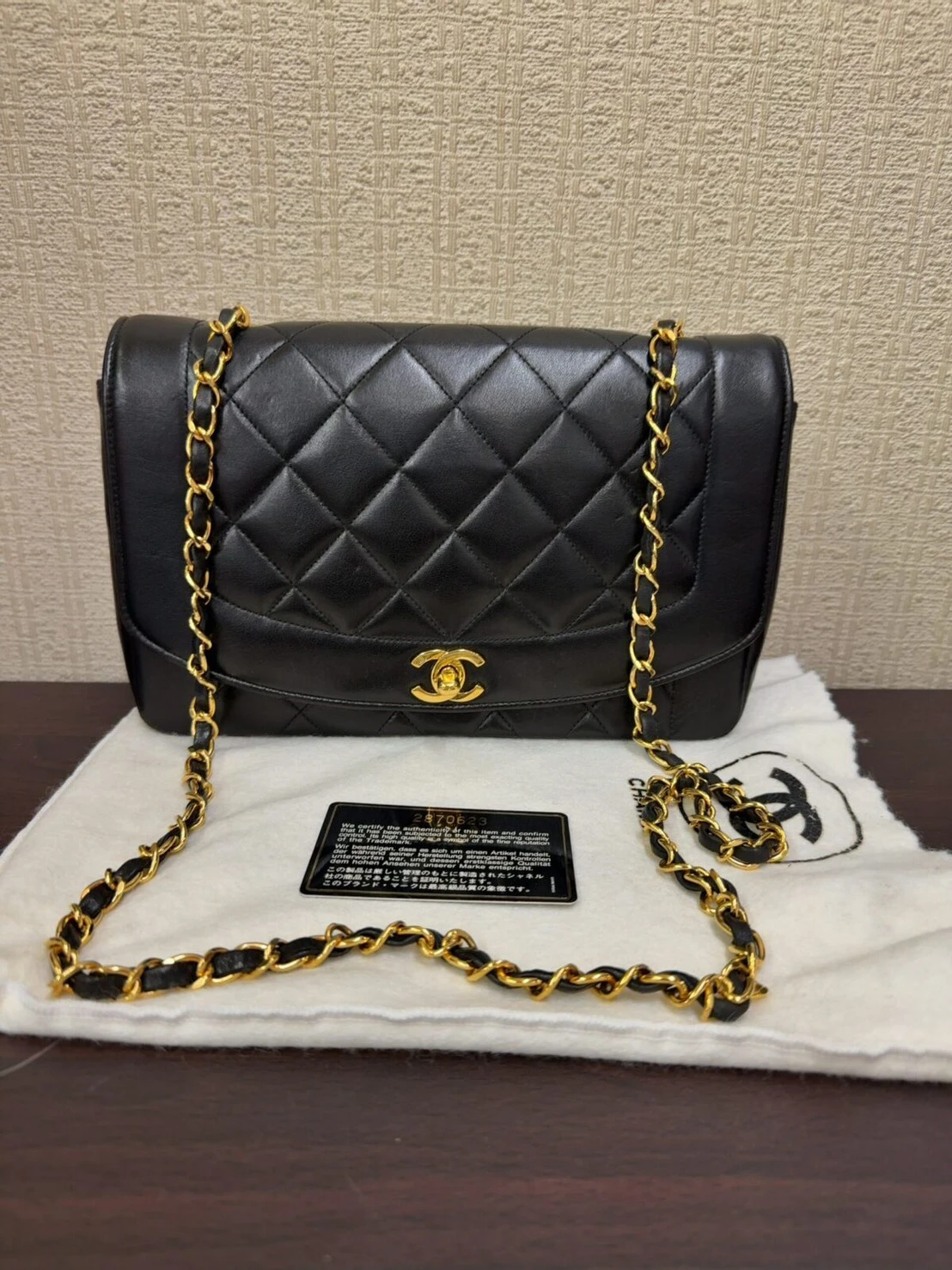 台中市西屯區 CHANEL 香奈兒 Vintage 經典菱格紋金鏈包強力收購｜景福買取精品名牌包專業鑑定