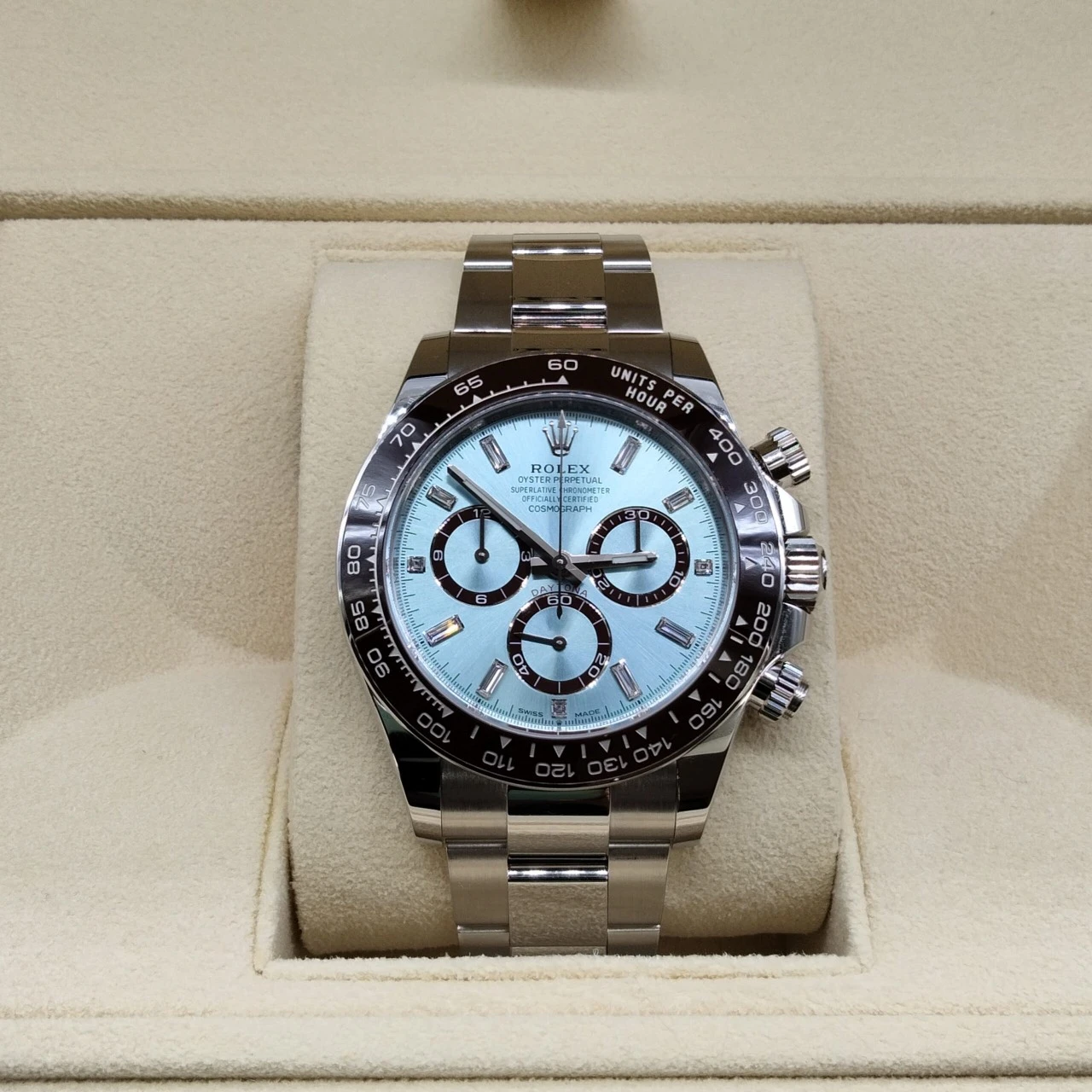 ▶台中市西屯區 ROLEX 勞力士 Daytona 126506A 冰藍面鑽石時標｜景福買取強力收購中