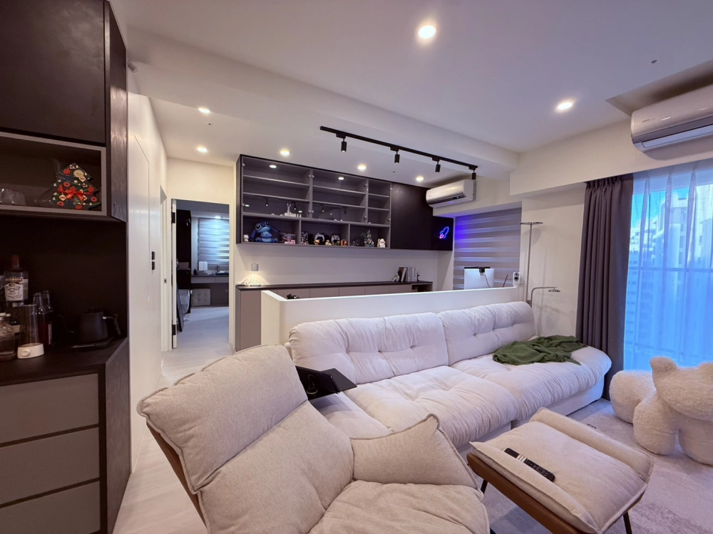 黑白灰輕奢品味寓宅