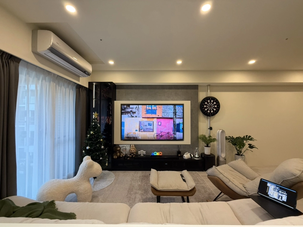 黑白灰輕奢品味寓宅