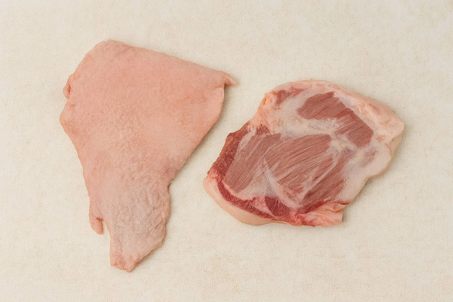 去皮下肉