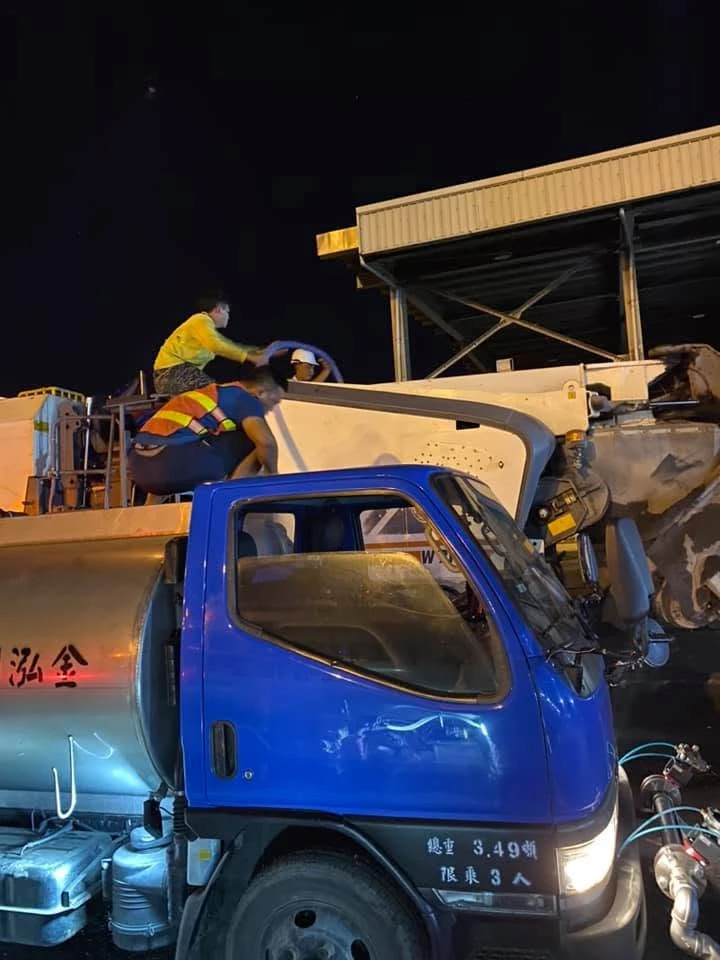 配合道路刨除工程補水