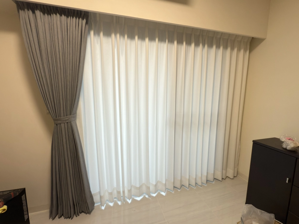頂蘇 三折景窗簾布｜嘉義三折景窗簾布安裝｜台南三折景窗簾布安裝