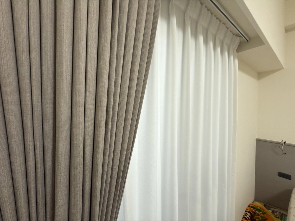 頂蘇 三折景窗簾布｜嘉義三折景窗簾布安裝｜台南三折景窗簾布安裝