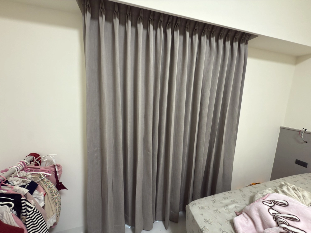 頂蘇 三折景窗簾布｜嘉義三折景窗簾布安裝｜台南三折景窗簾布安裝