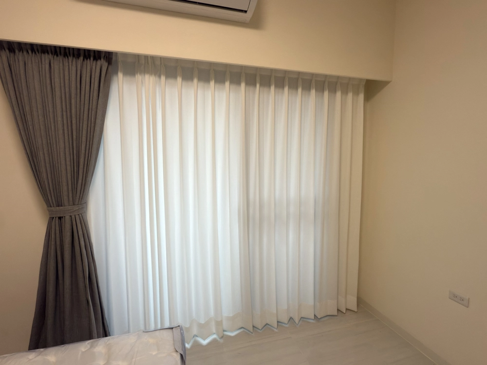 頂蘇 三折景窗簾布｜嘉義三折景窗簾布安裝｜台南三折景窗簾布安裝