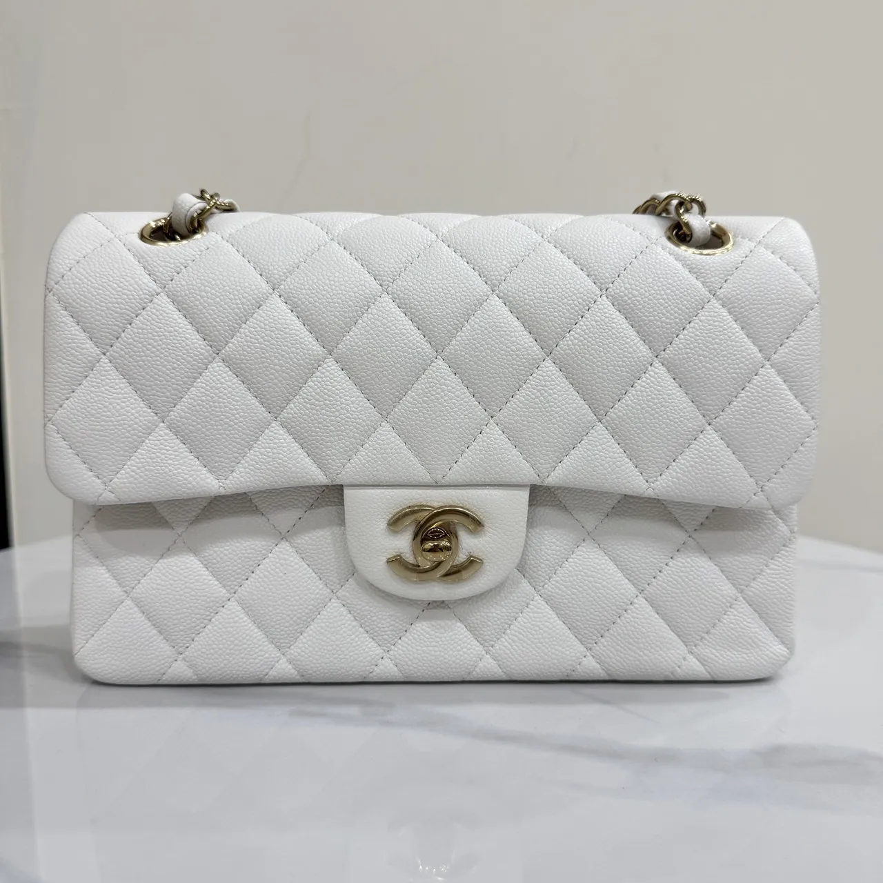 Chanel Cf23荔枝牛皮 芯片款