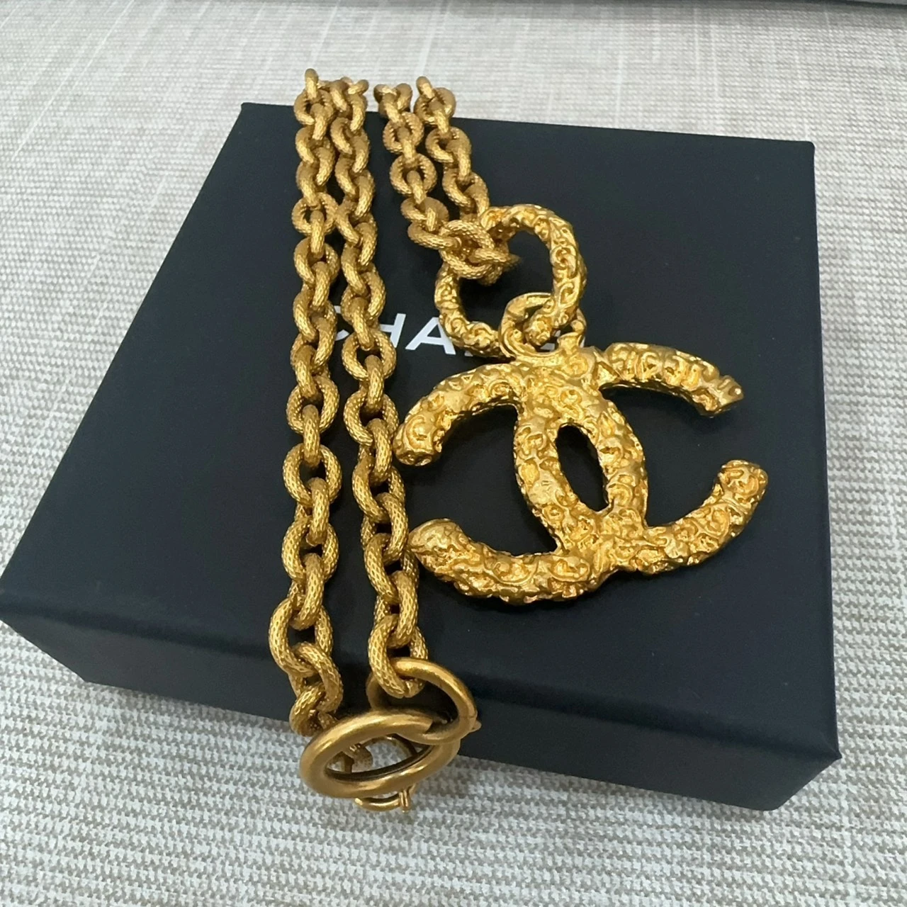 Chanel vintage 熔岩項鍊 超稀有珍藏