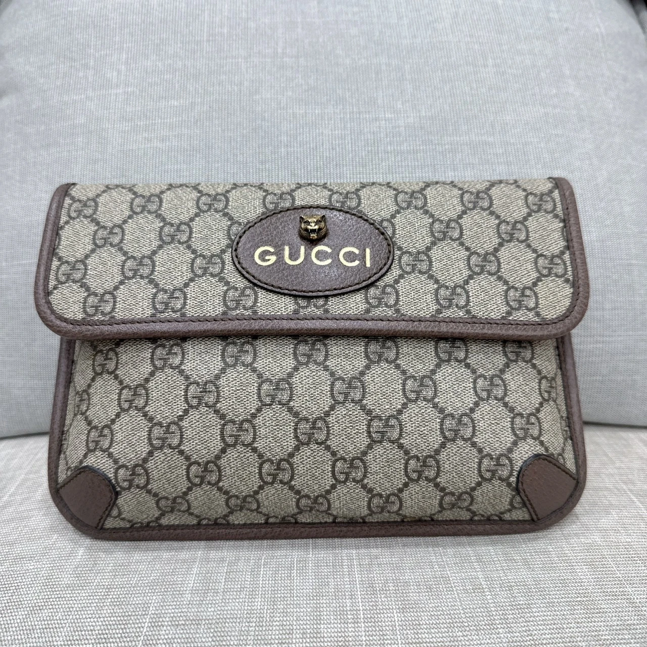 Gucci虎頭腰包