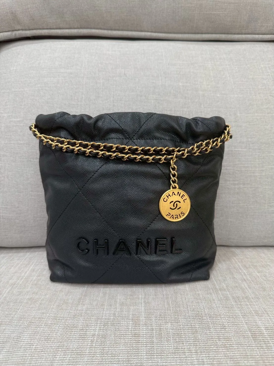 Chanel 22mini荔枝皮