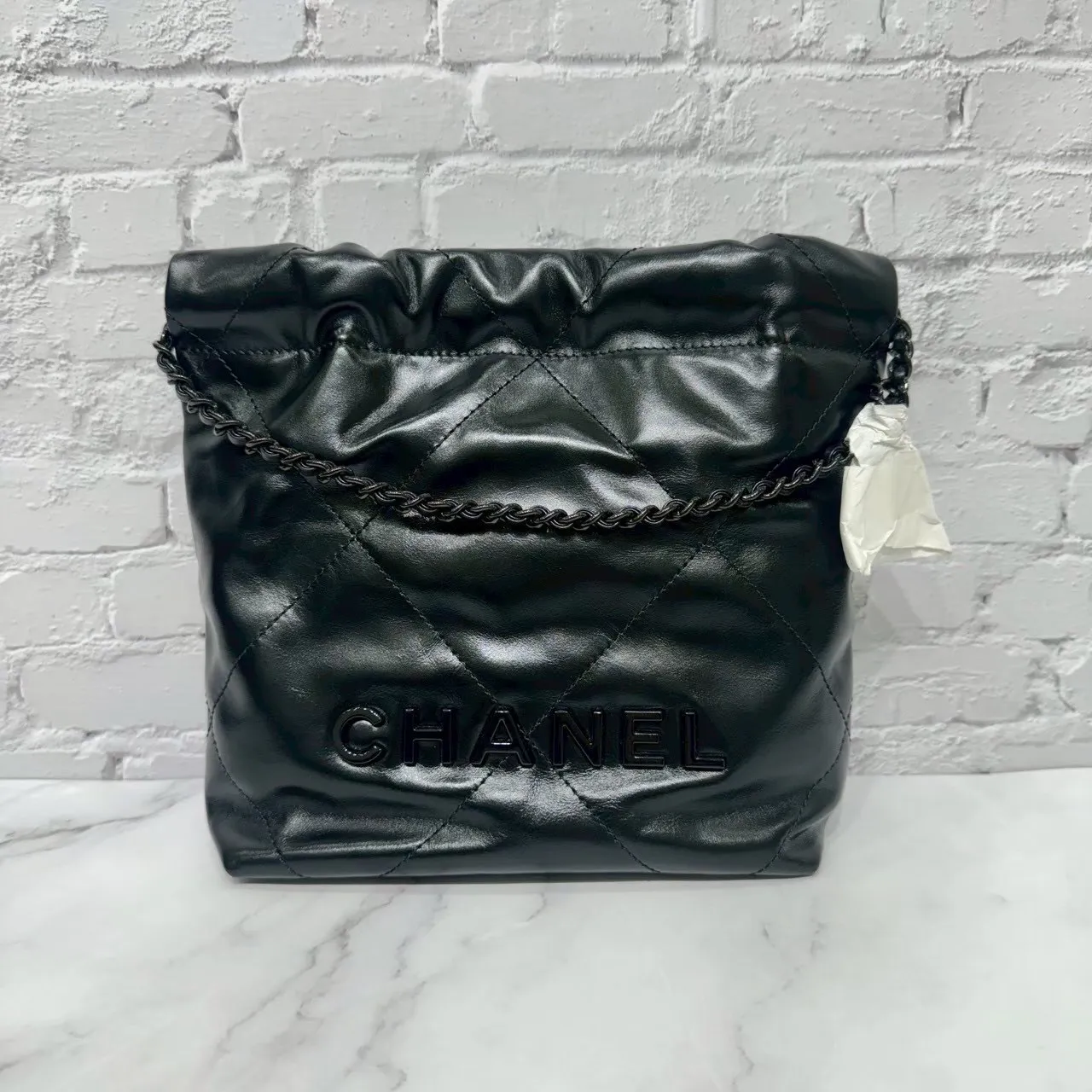 Chanel 全新 22mini so black