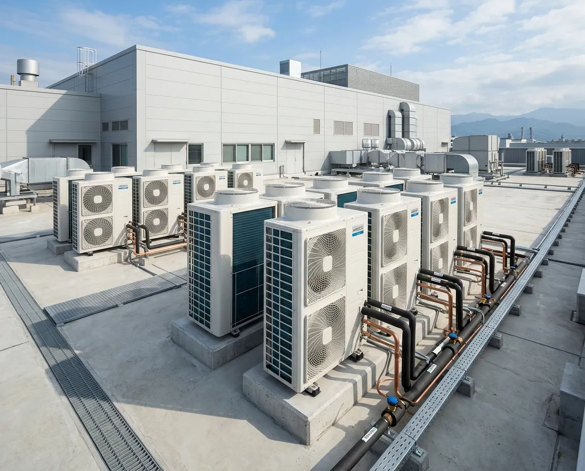 中央空調 VS VRF多聯式系統比較｜統立工程專業解析｜中央空調工程｜台中中央空調工程