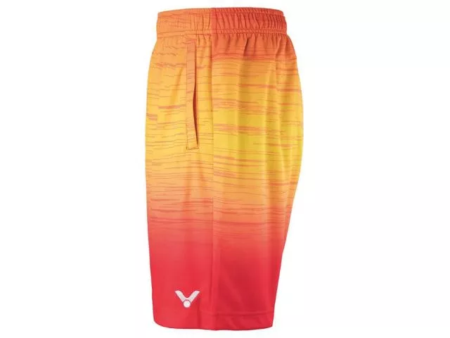 Victor 梭織運動短褲R-90202 黑C/ 黑C/橘O/藍M