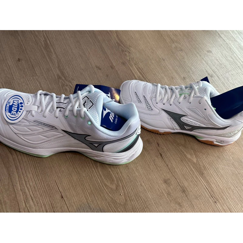 美津濃男女款羽毛球鞋 緩震透氣耐磨室內運動鞋WAVE FANG