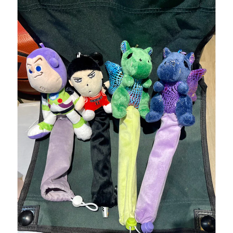 咖波、巴斯光年、櫻木花道、流川楓、粉紅獨角獸 $590 羽球握把套 紫飛龍、綠飛龍