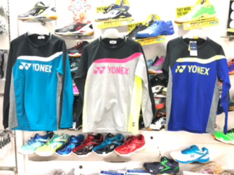 JP版新品上市ヨネックス YONEX テニス トレーナー ライトトレーナ長袖T恤
