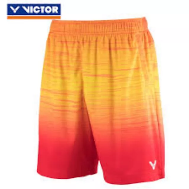 Victor 梭織運動短褲R-90202 黑C/ 黑C/橘O/藍M