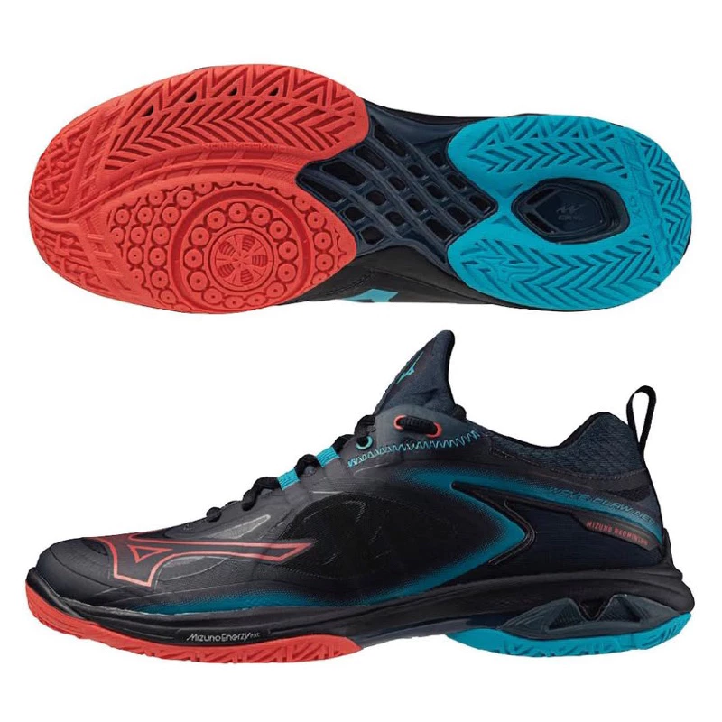 MIZUNO 美津濃 羽球鞋 Wave Claw Neo 3 男鞋 寬楦 黑回彈 室內運動 羽排鞋 美津濃