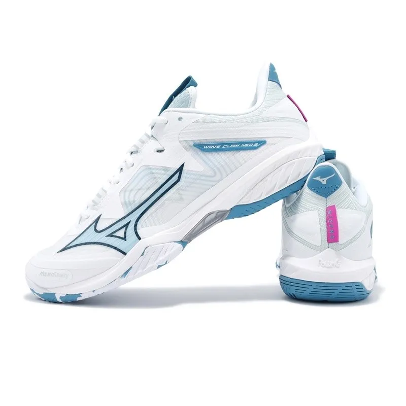 寬楦羽球鞋 版型正常 Mizuno 羽球鞋 Wave Claw Neo 2 寬楦 回彈 排球鞋 桌球
