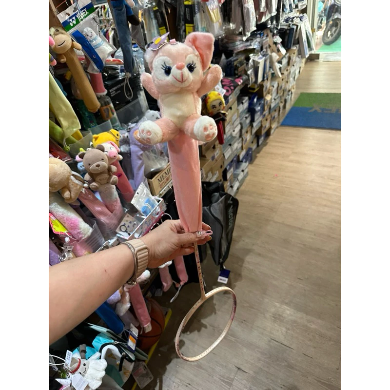 美津濃高顏值的女神拍 美津濃 2025. (73GTB52201)美津濃羽球拍 ~ 玫瑰金 就是要搭玲娜貝爾