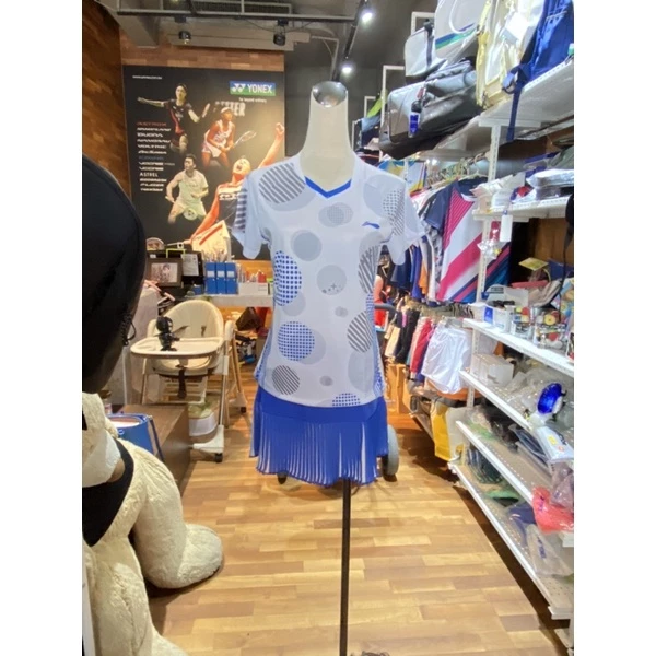 李寧夢幻好萌的藍色泡泡 李寧女版排汗衣（藍色泡泡）